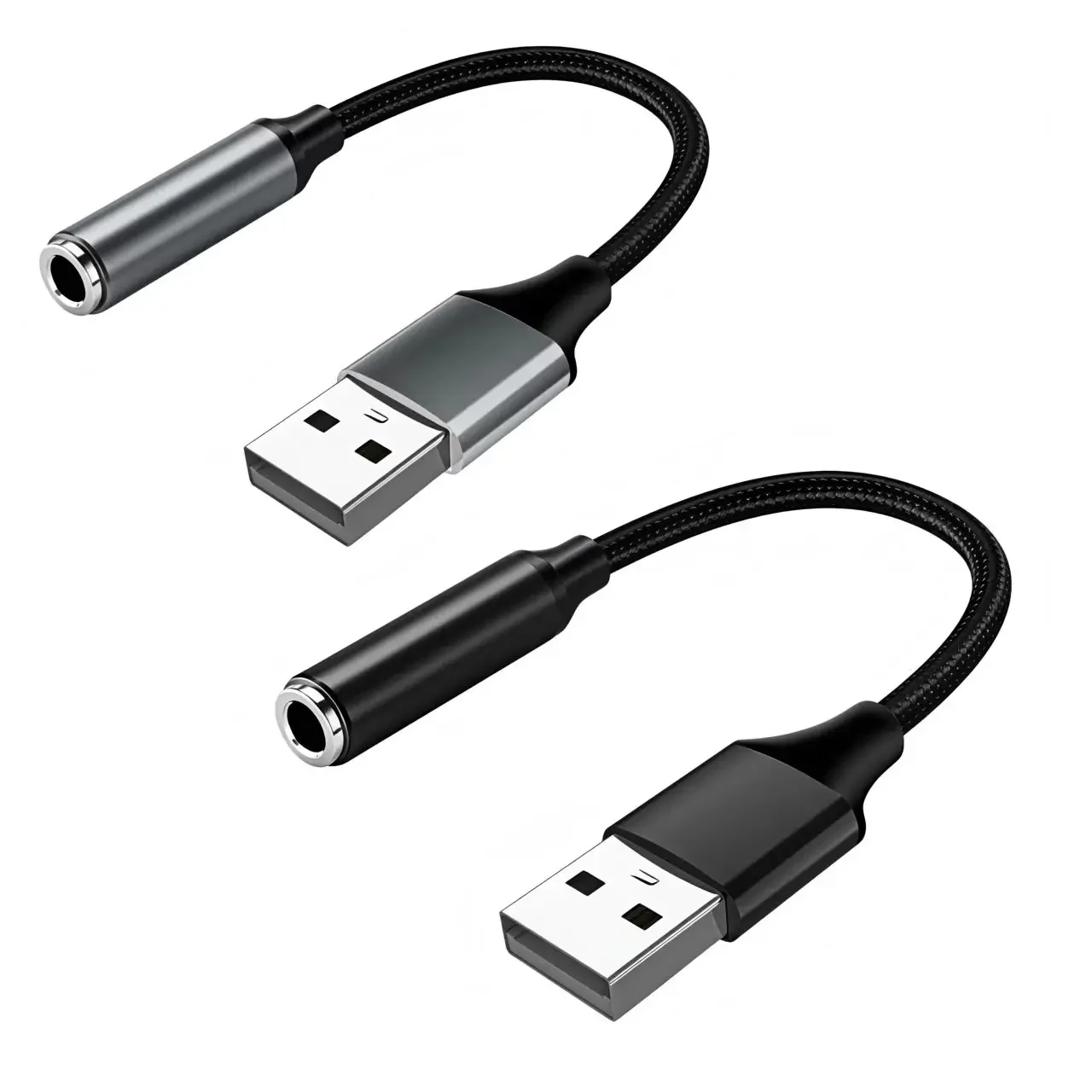 Bộ Chuyển Đổi Cáp Âm Thanh USB Cái Sang 3.5mm Đực, Card Âm Thanh Ngoài Cho Kết Nối Tai Nghe & Micro Giá 64,000 Đồng*Miễn phí vận chuyển