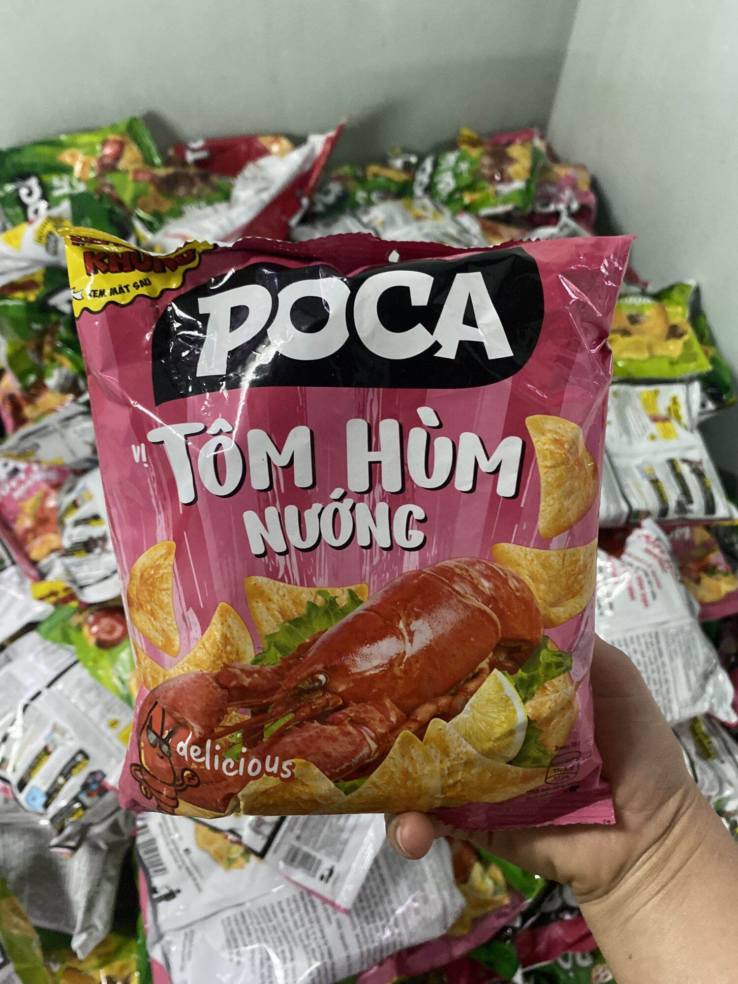 1kg bim bim snack tôm hùm nướng