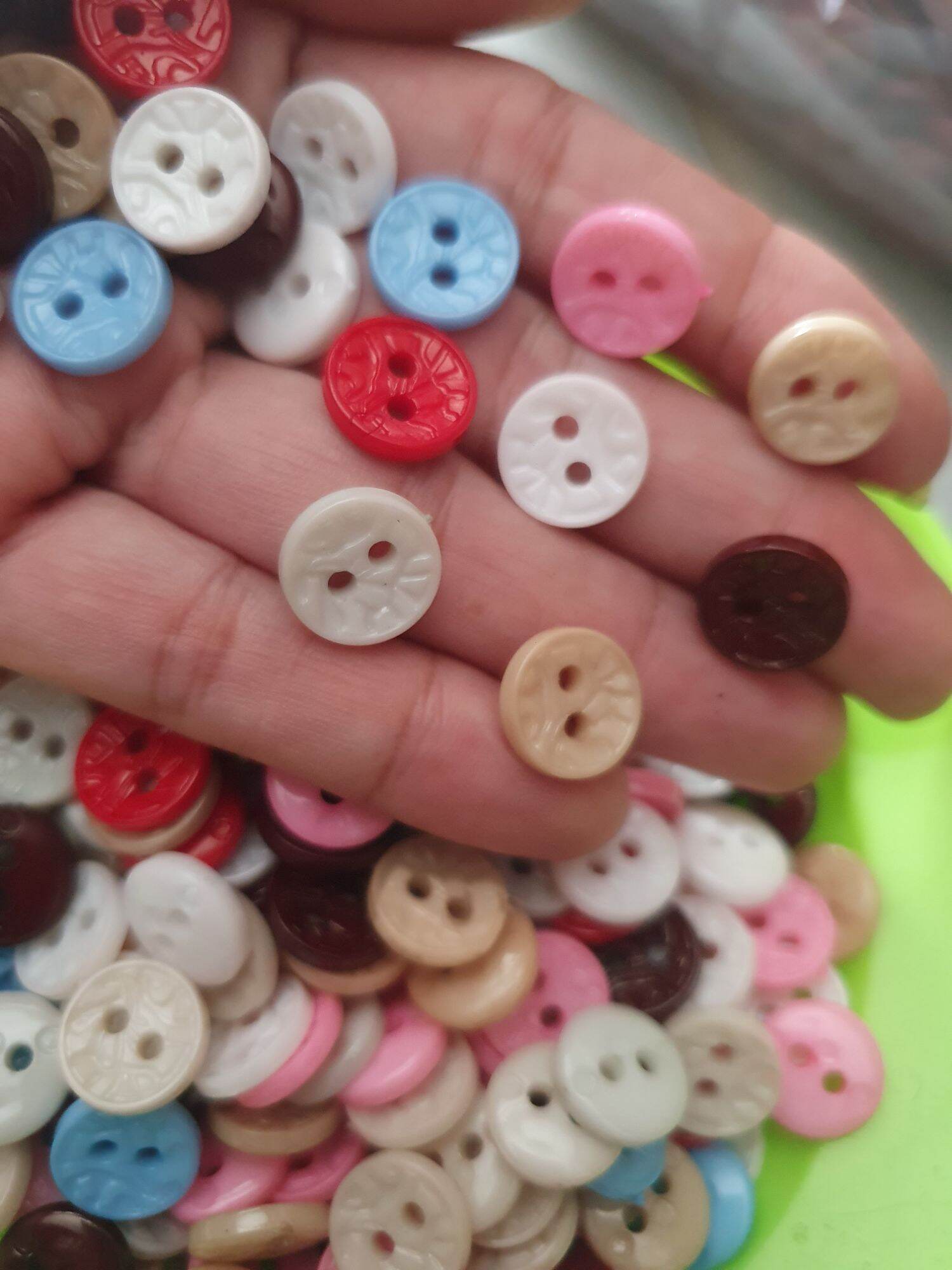 NÚT SƠ MI 12mm NHIỀU MÀU ( 100 cái)