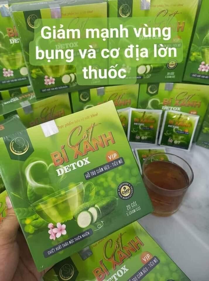Cốt bí đao detox 10 gói giảm từ 3 - 5 kg