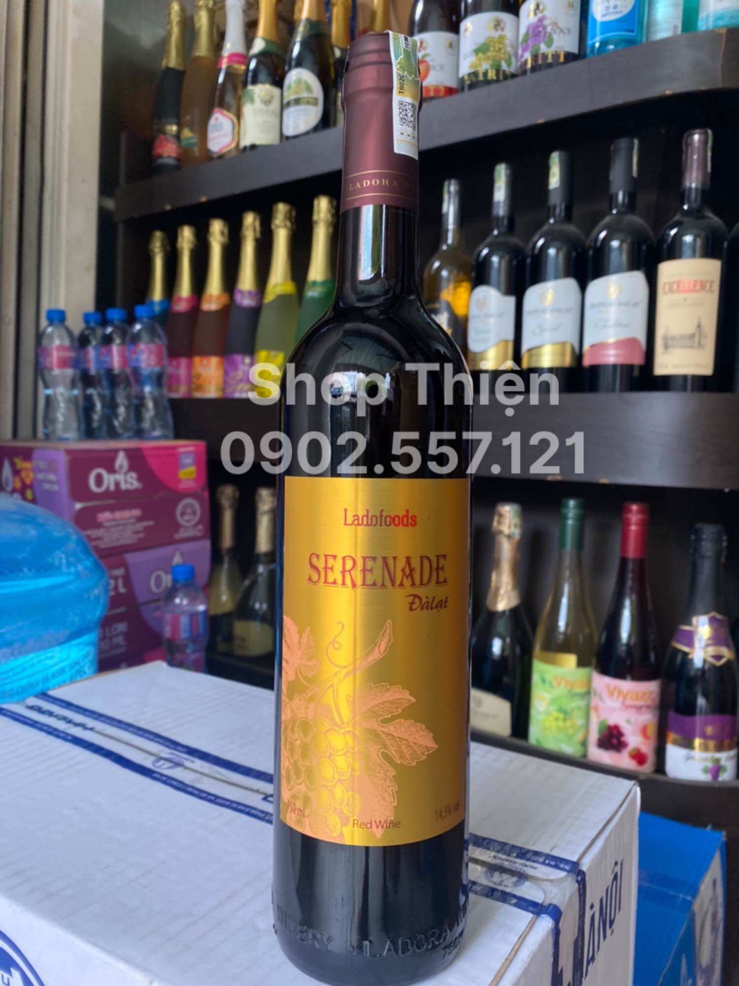Vang Đà Lạt Đỏ SERENADE 14.5% 750ml