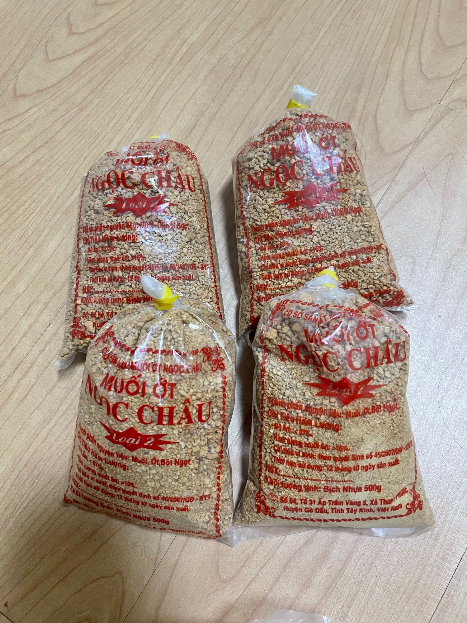 Bịch 0,5kg Muối Tây Ninh