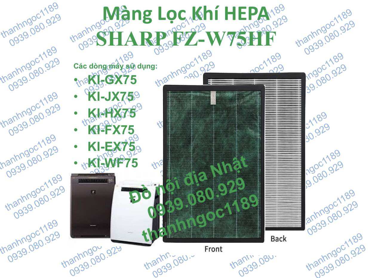 Màng lọc hepa sharp fz-w75l