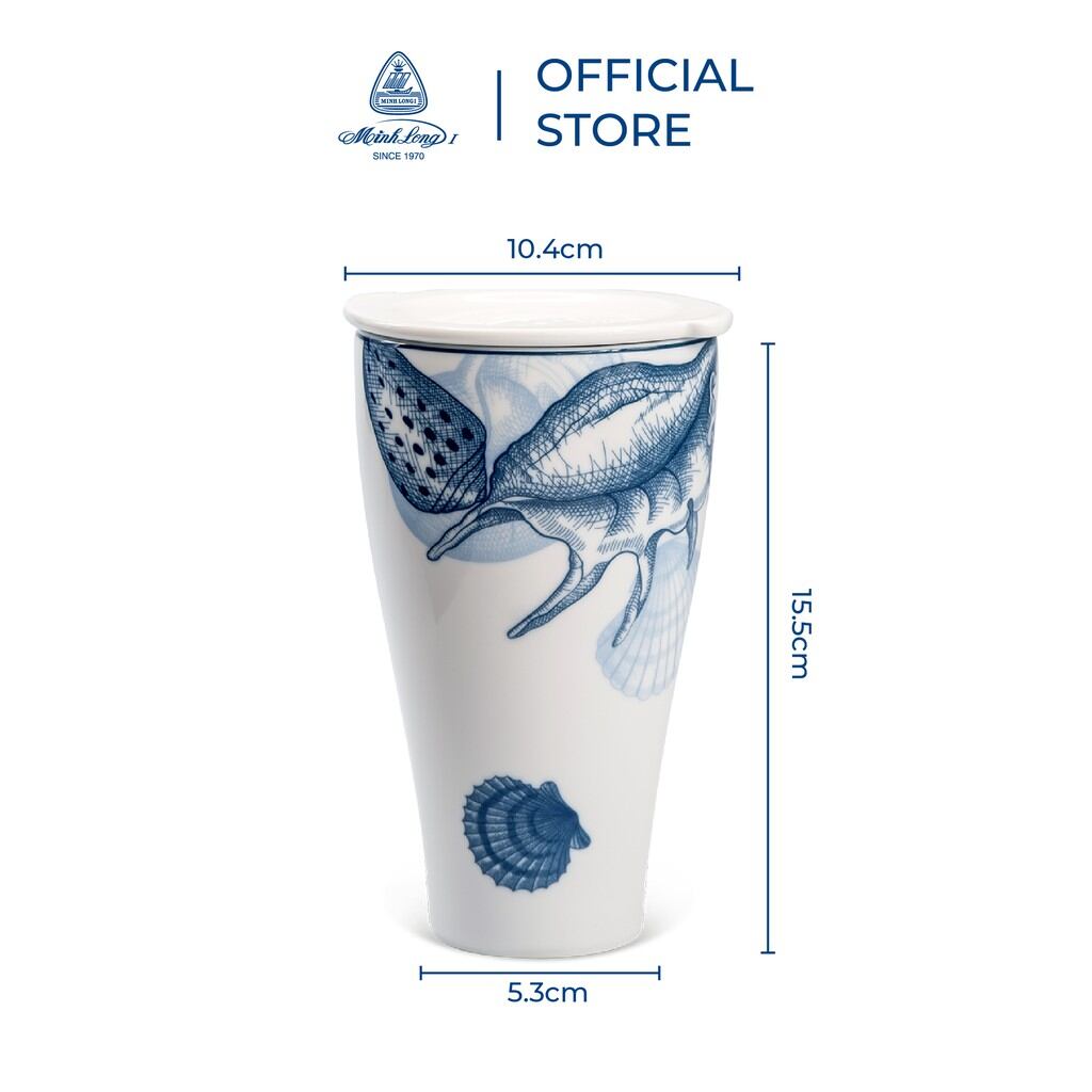 Ly sứ dưỡng sinh Minh Long 480ml