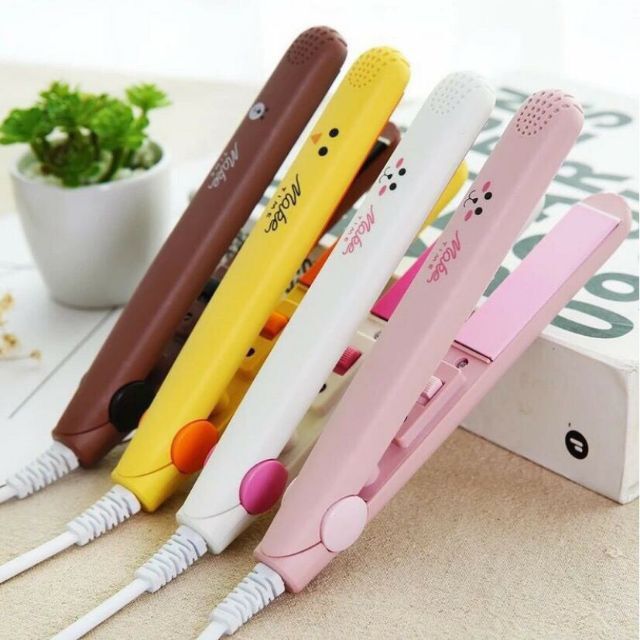 Máy duỗi tóc uốn tóc mini cute
