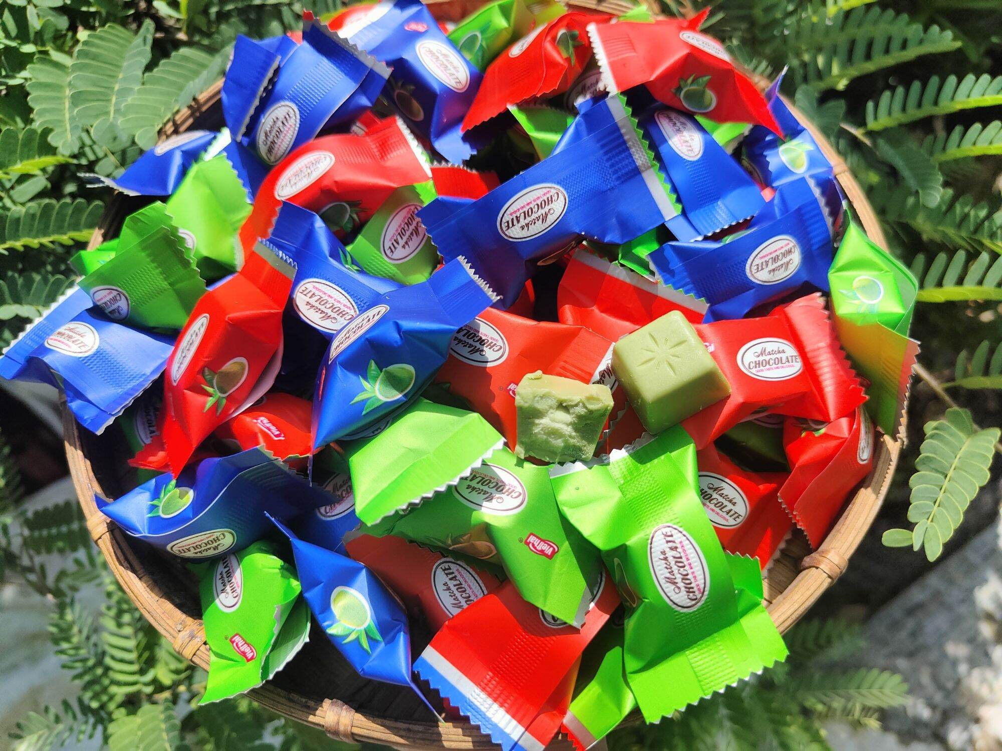 Socola macha trà xanh ít ngọt 500g