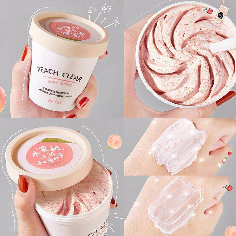 Chính Hãng - Kem Tẩy Da Chết Loại Bỏ Bụi Bẩn Peach Clear Cao Cấp