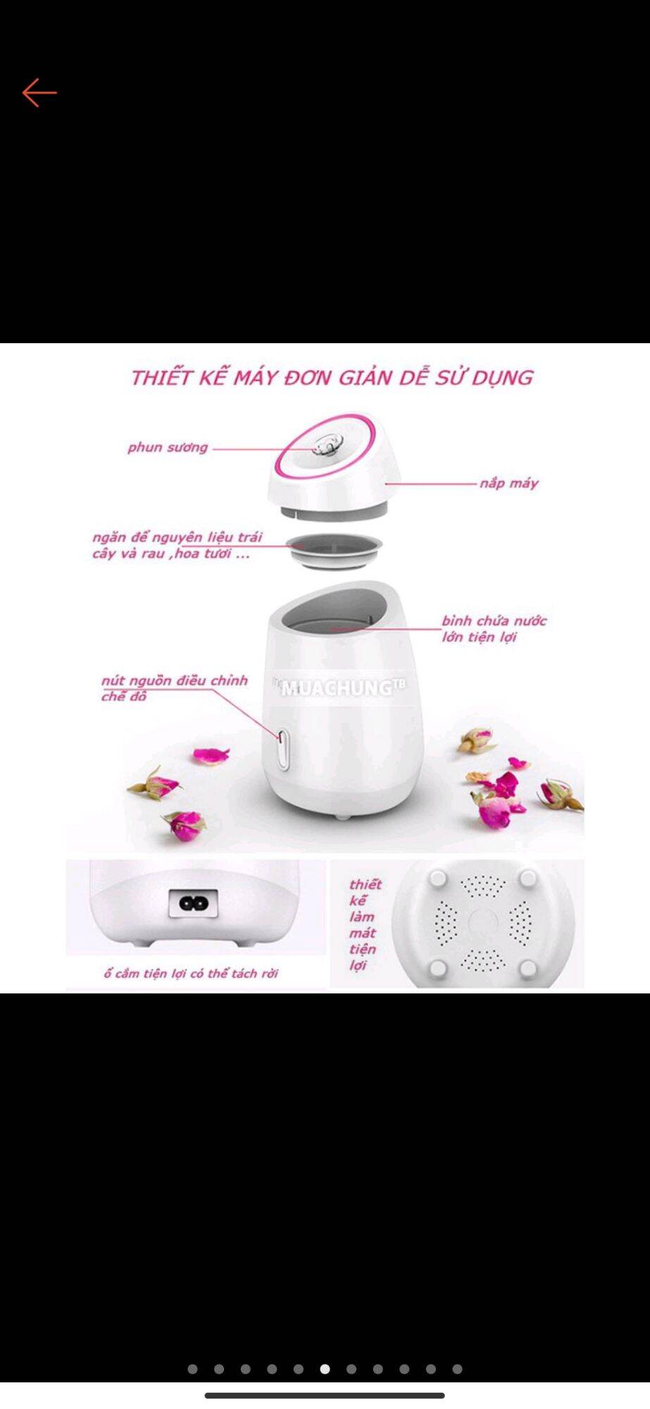 Máy xông mặt hoa quả MAGIC BULLET - HÀNG LOẠI 1