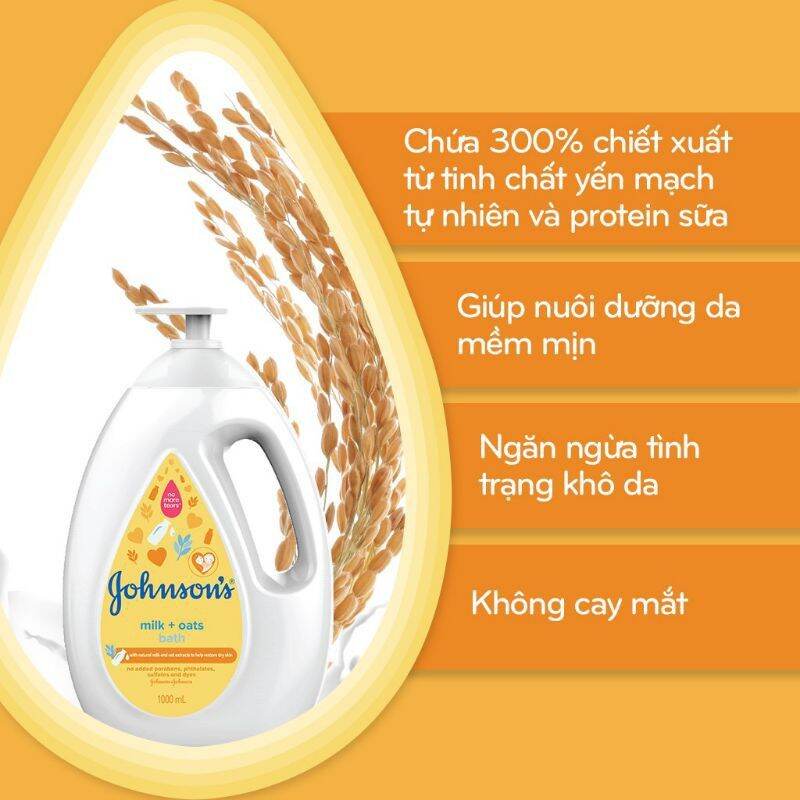 Sữa tắm  cho bé Johnson's baby 1000ml
