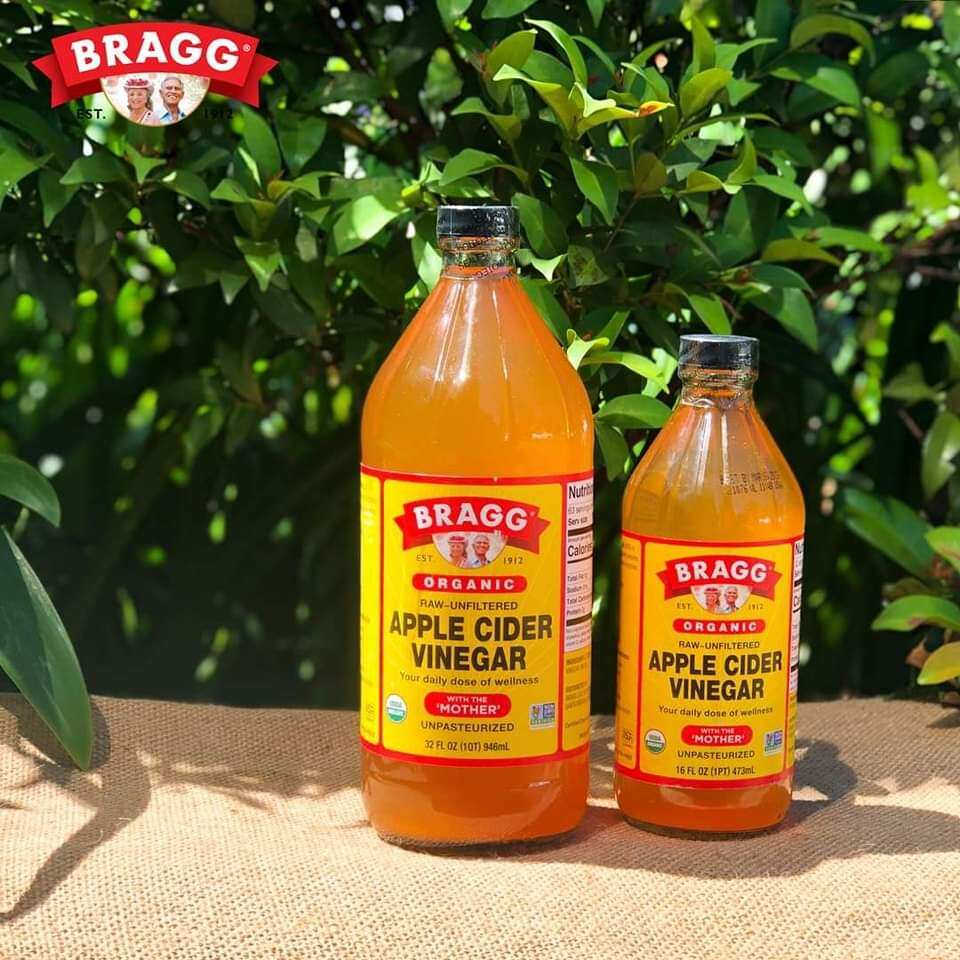 Giấm Táo Hữu Cơ Bragg 946ml