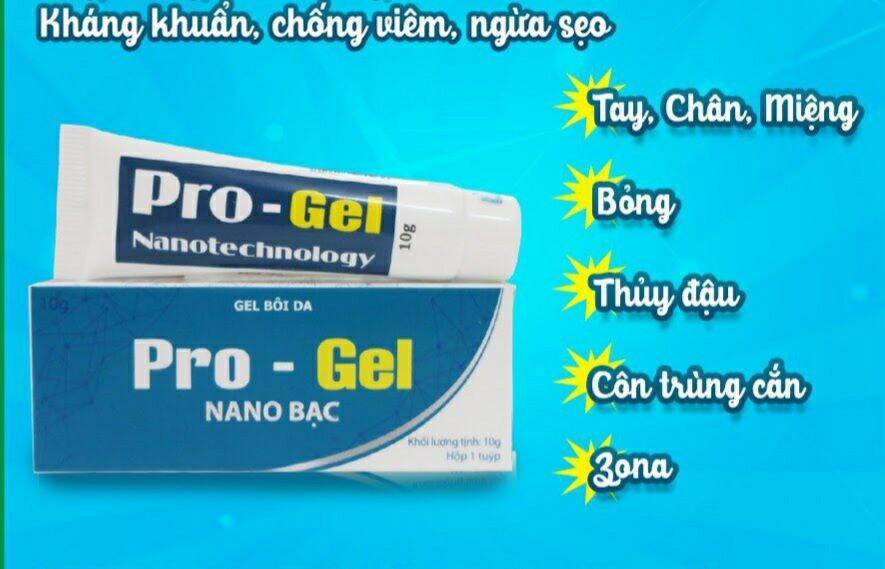 Kem bôi da nano bạc Pro - gel