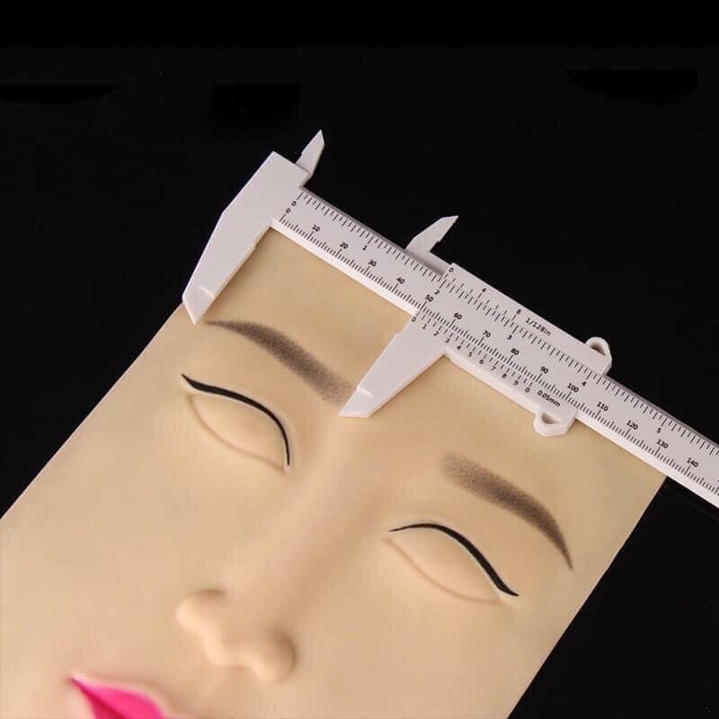 Thước nhựa mỏ vịt đo chân mày