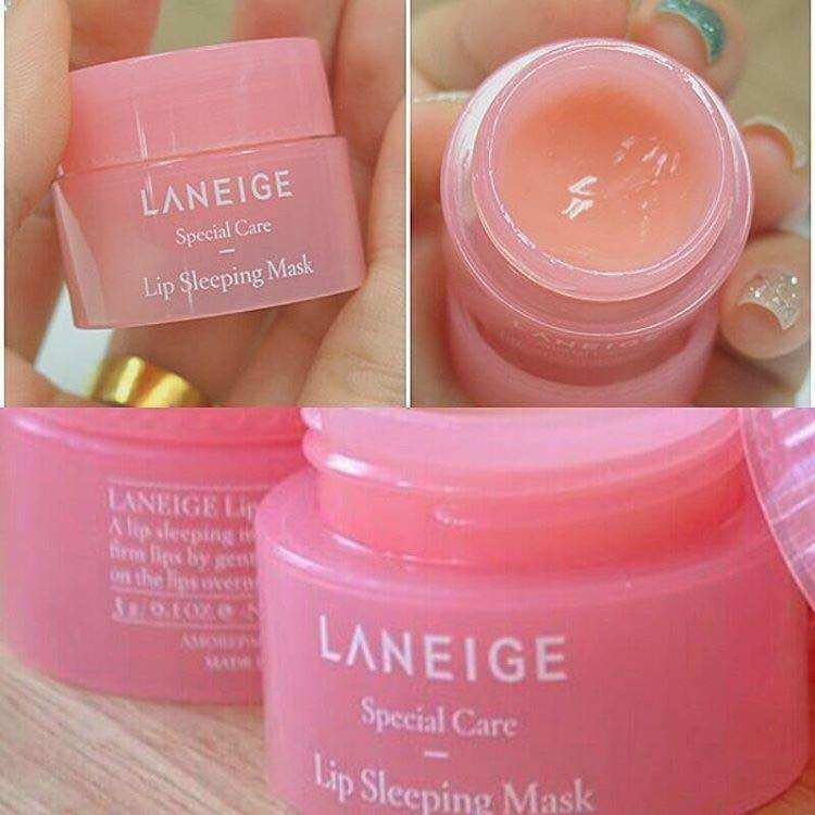 Dưỡng môi Ủ môi laneige size mini 3ml [Hồng hào 100%-Hàng Auth]