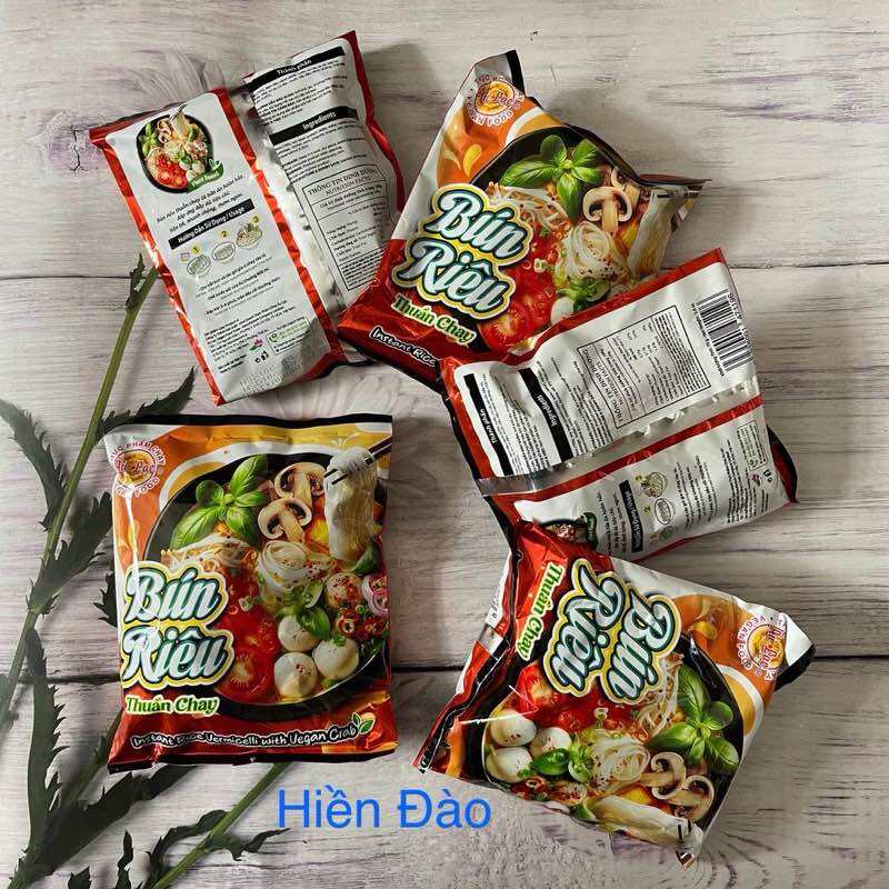 5 Gói Bún Riêu thuần chay Âu Lạc 70 gr