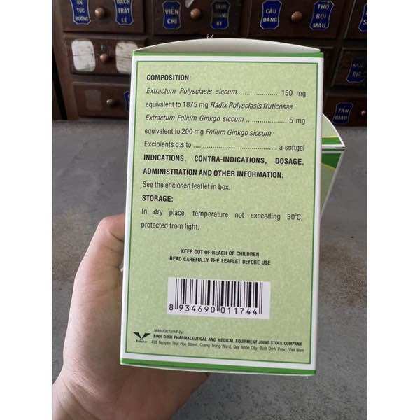 Hoạt Huyết Dưỡng Não BDF - 60 Viên