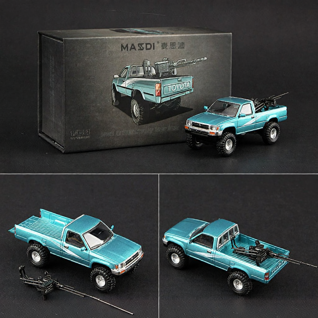 MASSI | Mô Hình Hợp Kim Toyota Land Cruiser Tỷ Lệ 1:64 Màu Đen