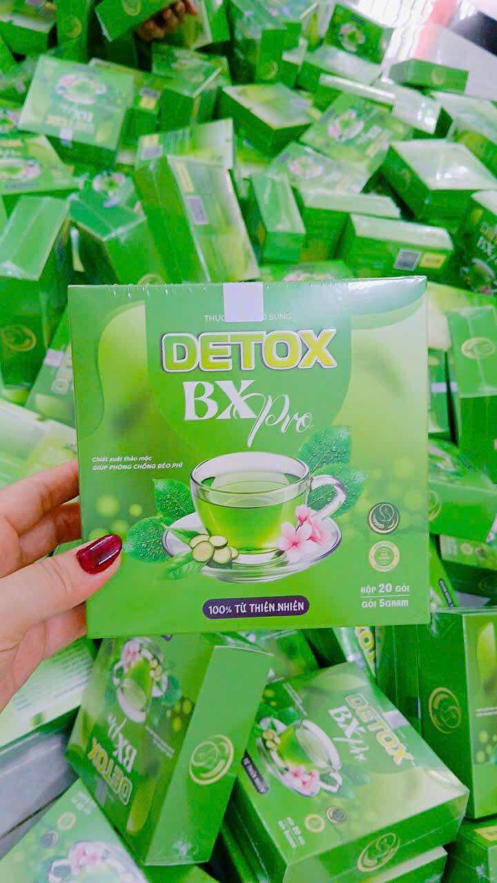 Trà giảm cân detox BX pro 20 gói(chính hãng). 