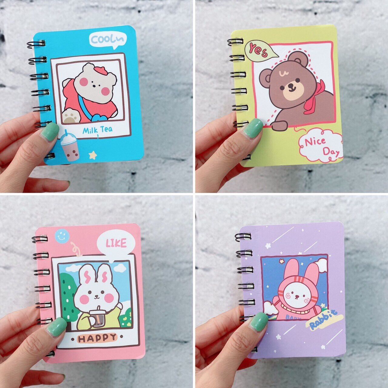 Sổ lò xo A7 nhiều hình dễ thương (giao hình ngẫu nhiên)