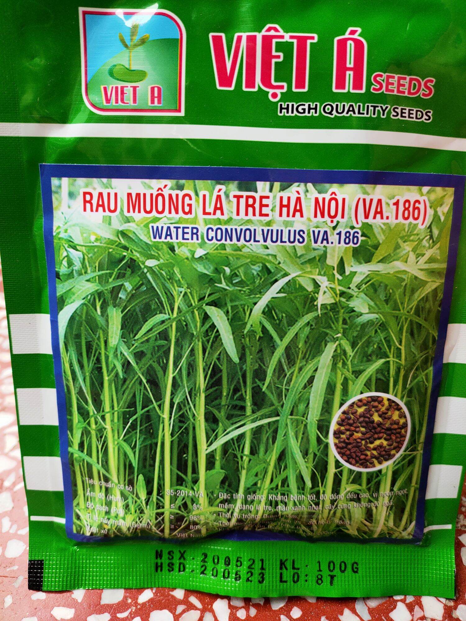 Hạt giống rau muống lá tre, dễ trồng nhanh cho thu hoạch trồng 1lần cho thu hoạch nhiều lứa rau