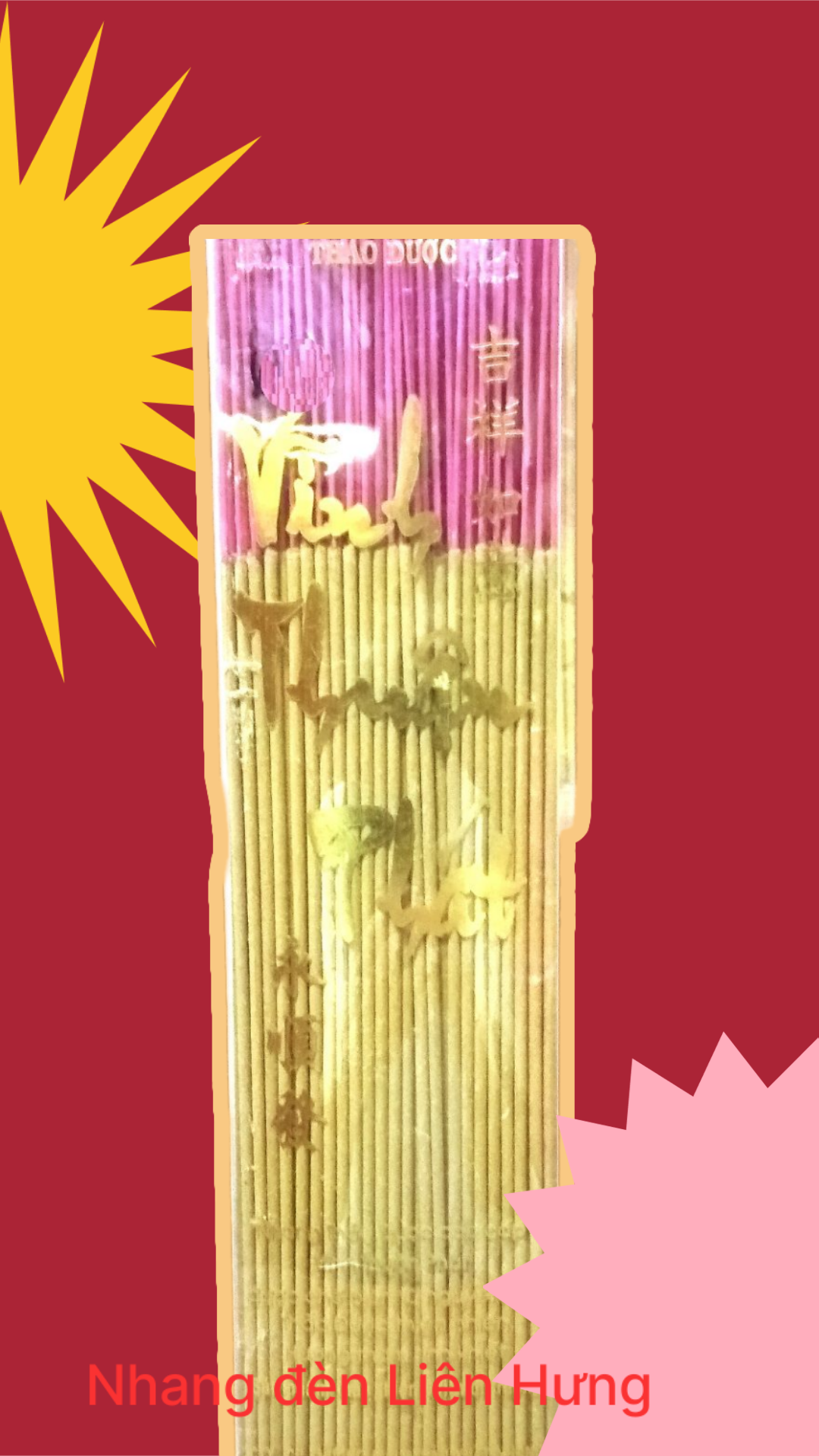 1 hộp nhang thảo dược Vĩnh Thuận Phát 33cm
