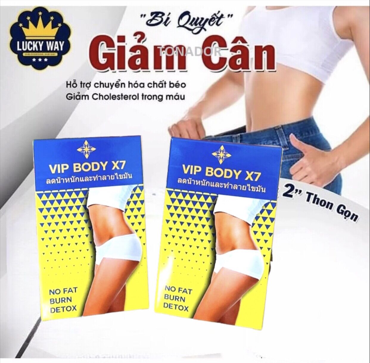 [ Sale Lớn ]Giảm Cân Body X7 Hỗ Trợ Giảm Béo Siêu Tốc