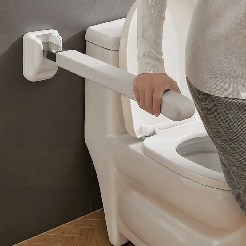 Accessible Foldable Support Handrail For Bathroom