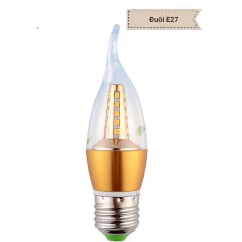 Bóng led/Bóng nến 5W /Ánh sáng Vàng