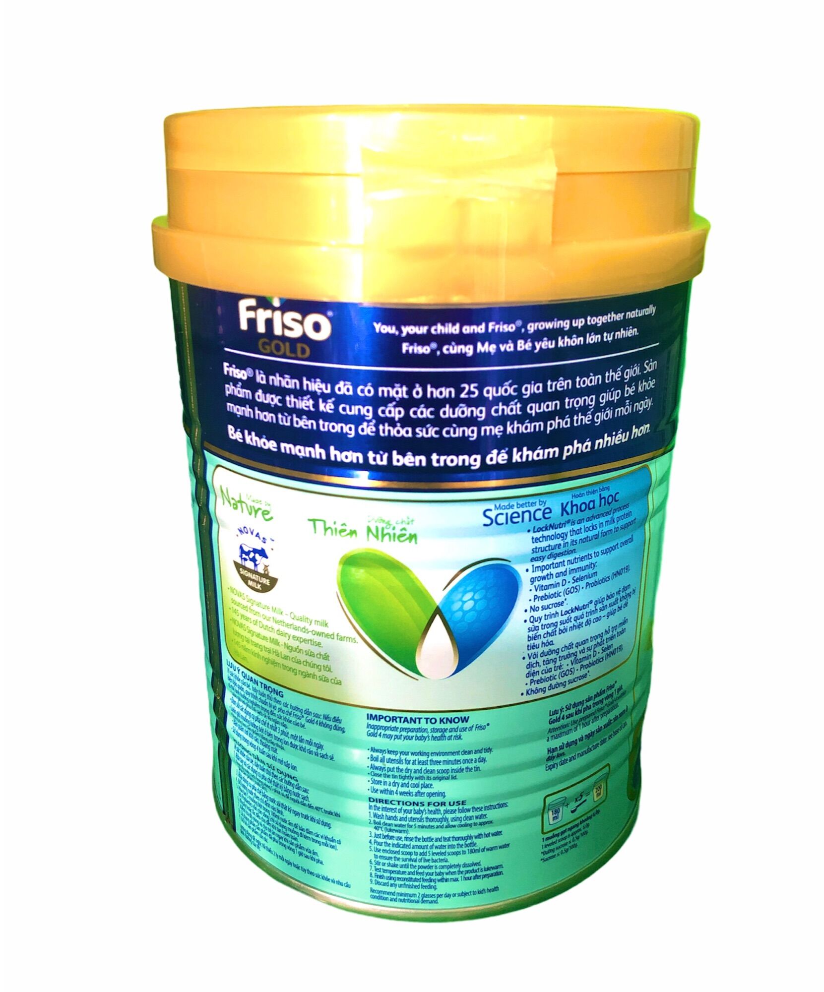 Sữa bột friso gold số 4 380g date 2025