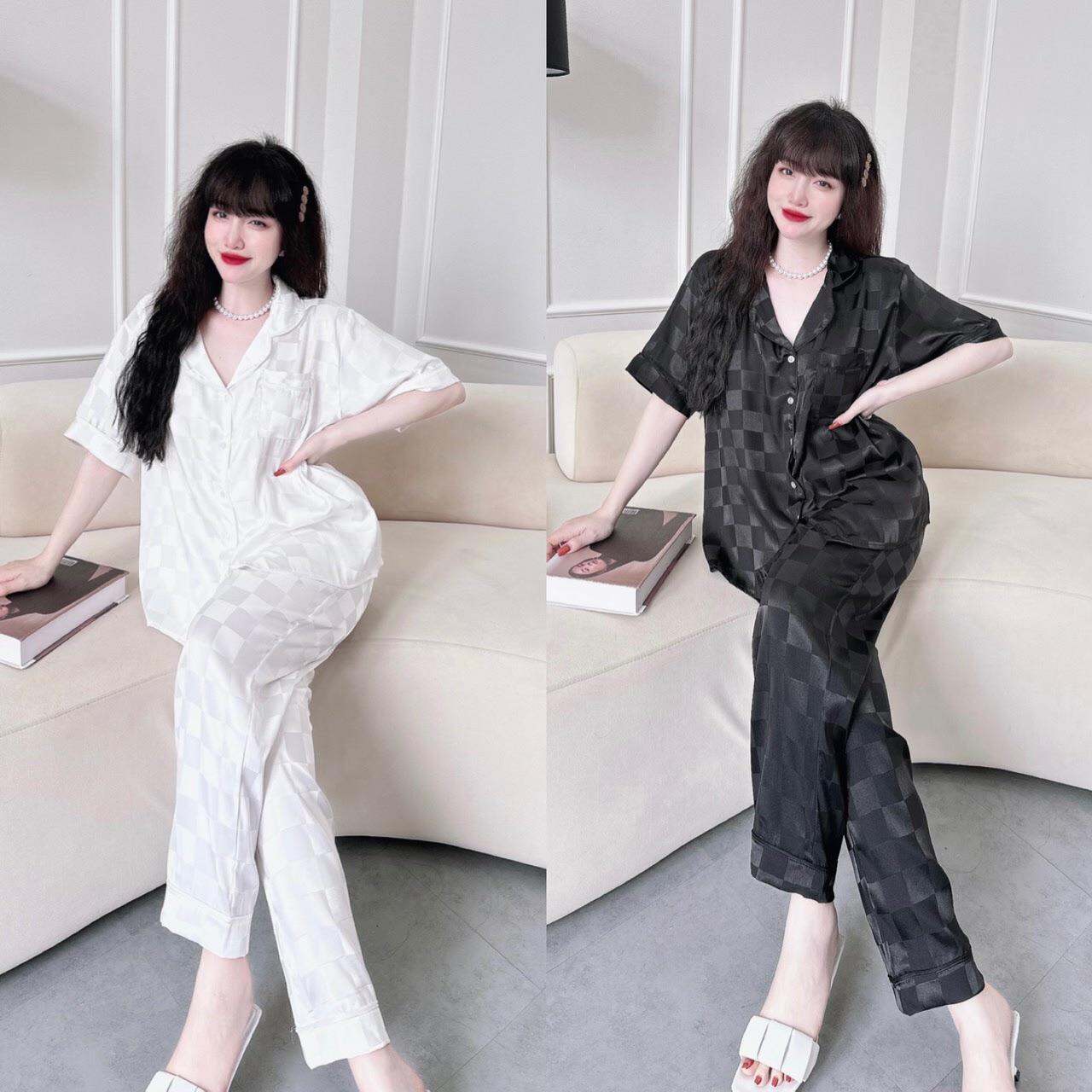 Đồ Bộ Gấm Bèo Tiểu Thư 50-100Kg Điệu Đà