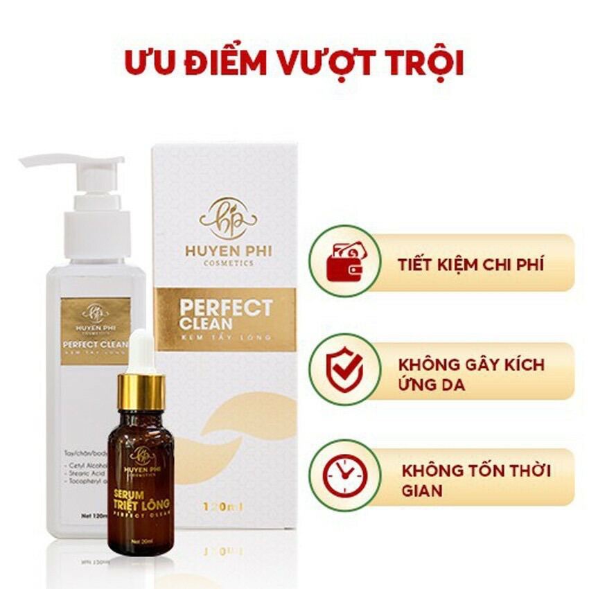 [Mua 1 Tặng 1] Kem Tẩy Lông Huyền Phi Tặng Sẻum Triệt Lông Vĩnh Viễn (Hàng Chĩnh Hãng 100% Có Thẻ Bảo Hành)