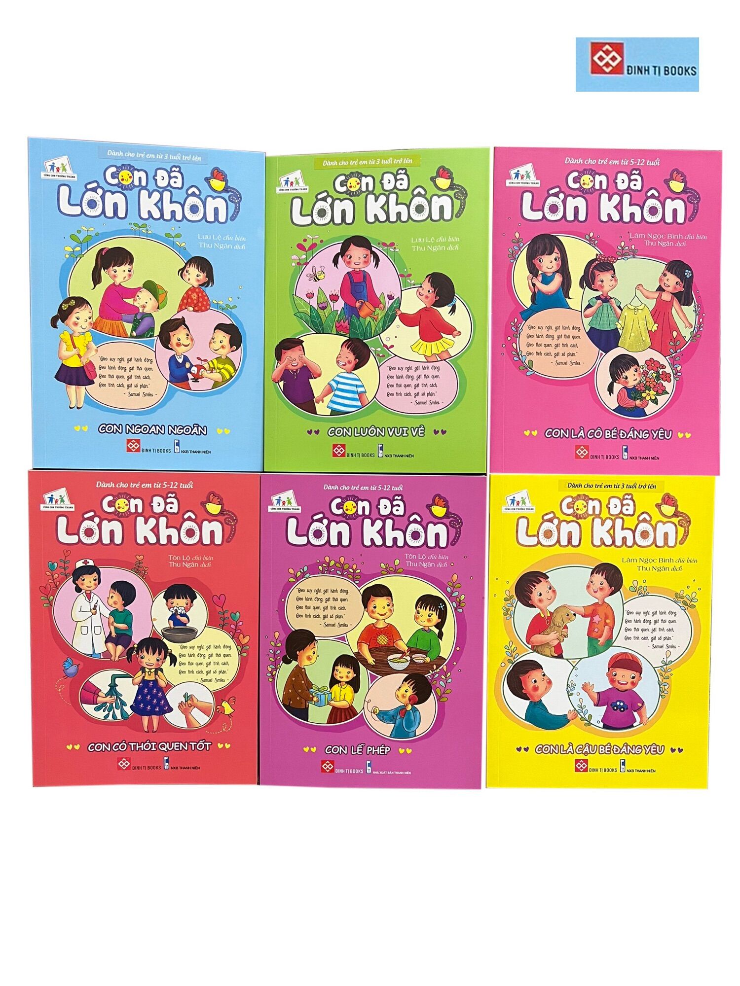 Sách- combo 6 cuốn : con đã lớn khôn