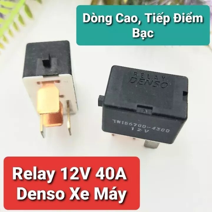 COMBO Relay Denso 12V40A Loại 4 Chân