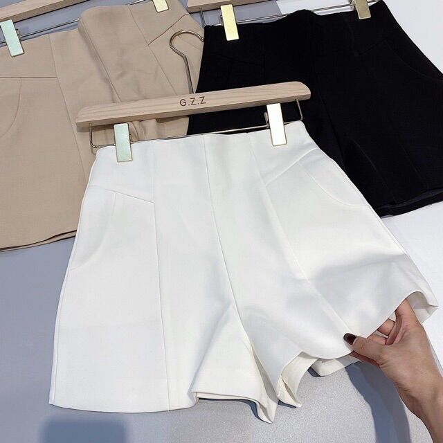 Quần short nữ cạp cao