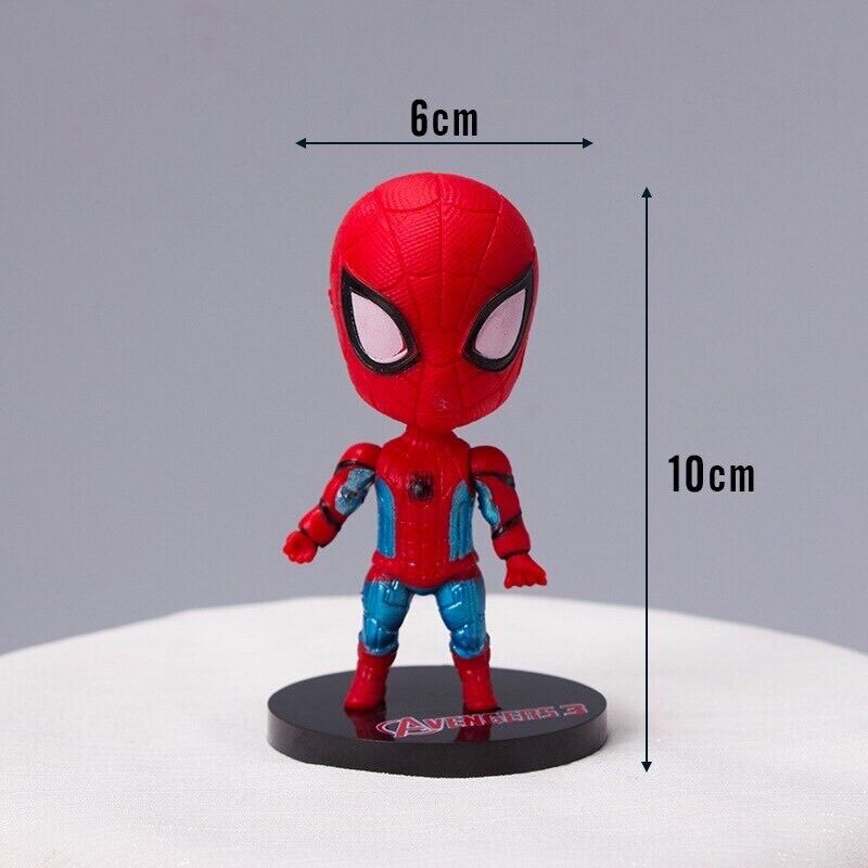 Mô Hình Nhân Vật Chibi Biệt Đội Siêu Anh Hùng Marvel - Cao 10cm