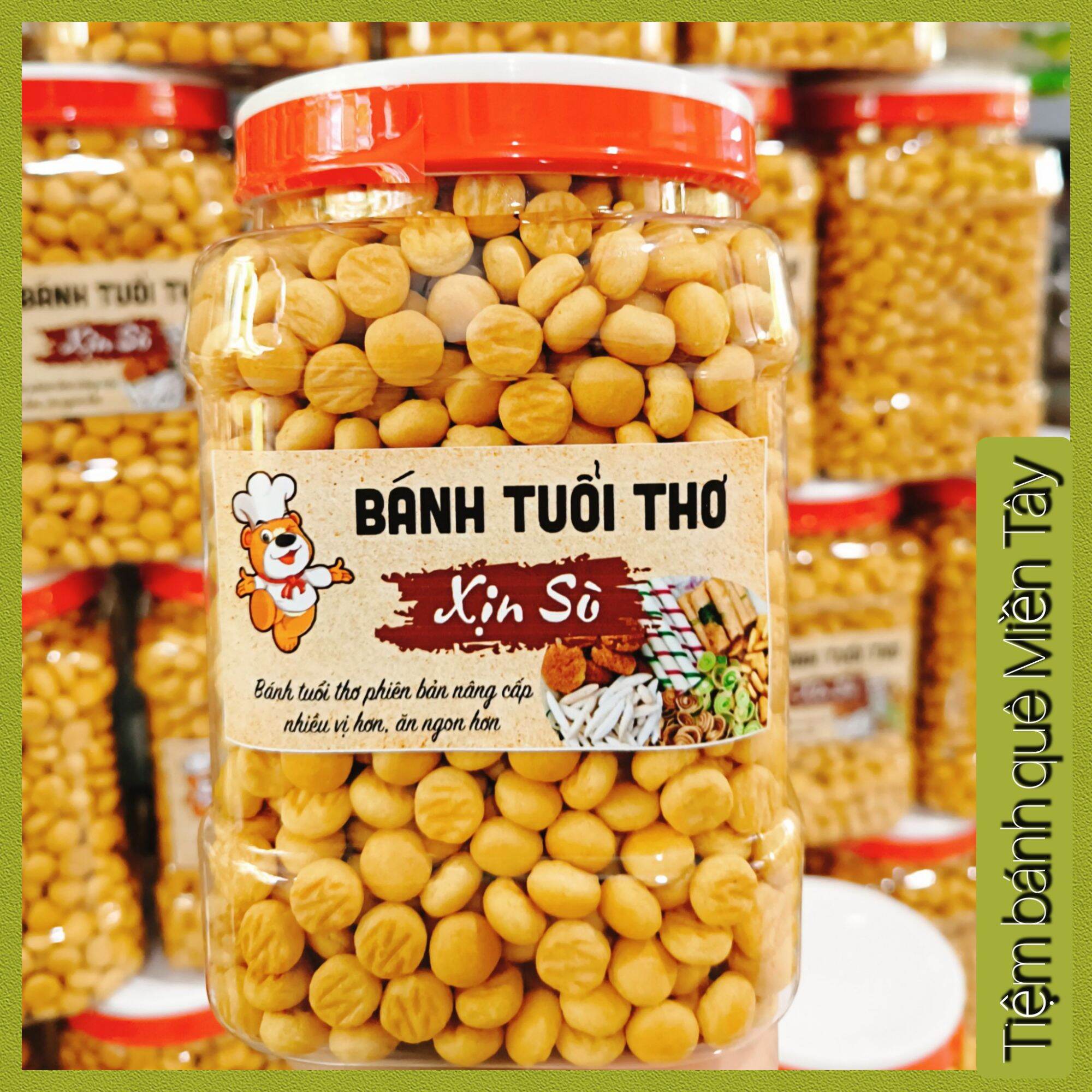 Bánh nút hạt ngọc-bim bim bơ sữa tuổi thơ 500g