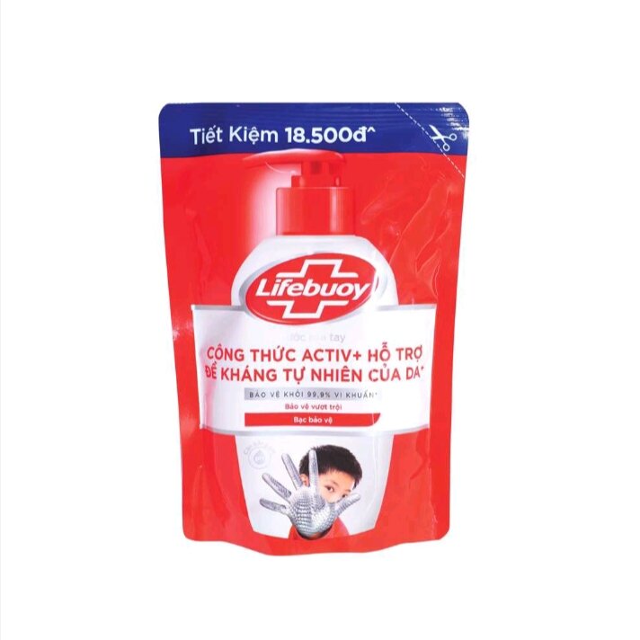Nước Rửa Tay Lifebuoy túi đỏ 400g