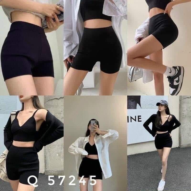 Quần short- Quần legging đùi nữ