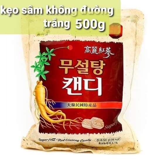 Kẹo sâm Hàn quốc không đường gói 500g