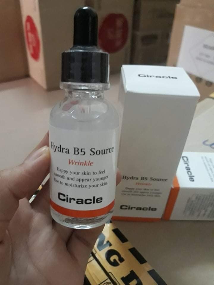 Tính chất dưỡng ẩm, phục hồi Ciracle hydra B5 source wrinkle.