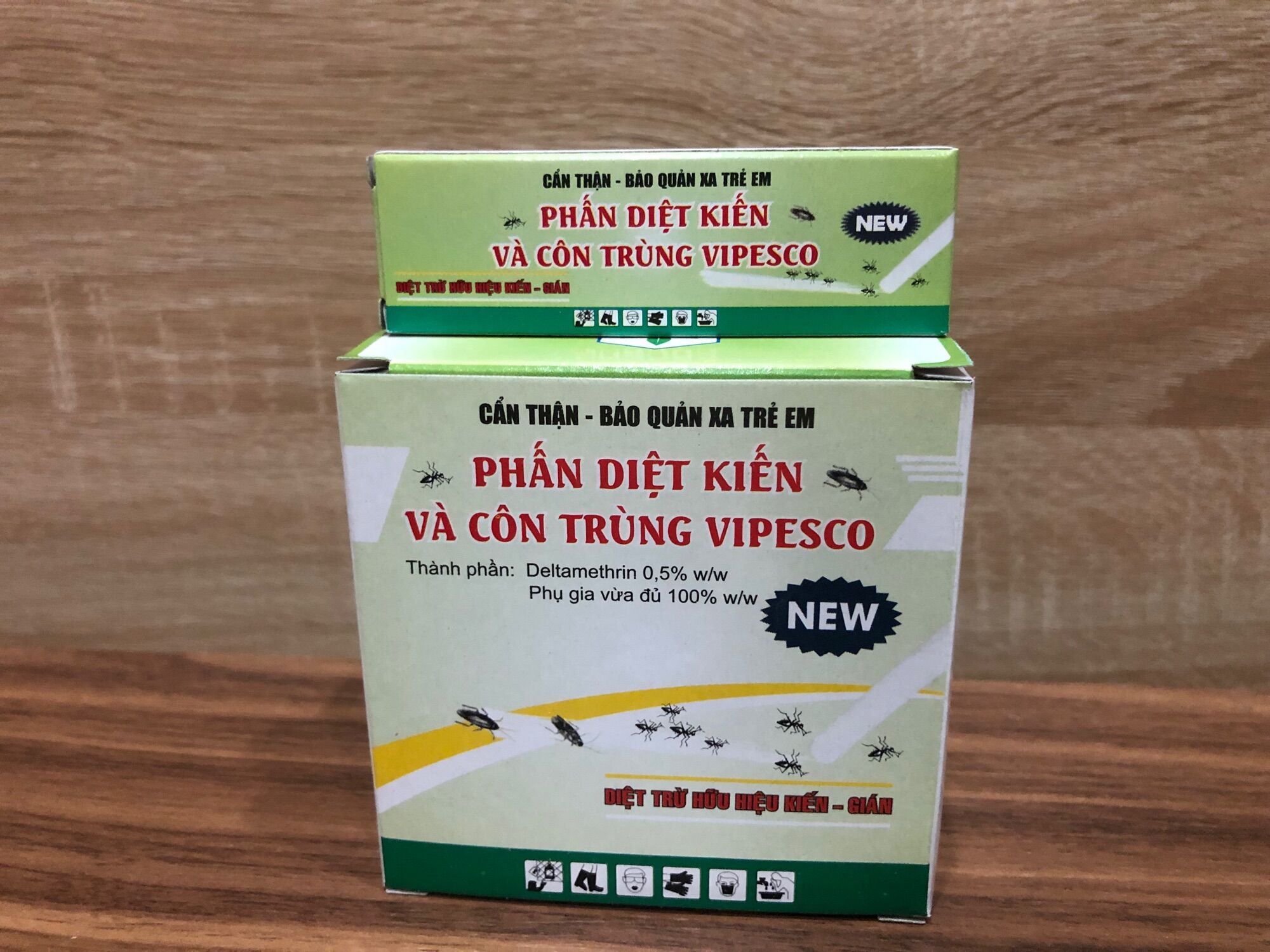 [HCM]Phấn Viên Diệt Kiến Gián Vipesco(Hộp 2 Viên)