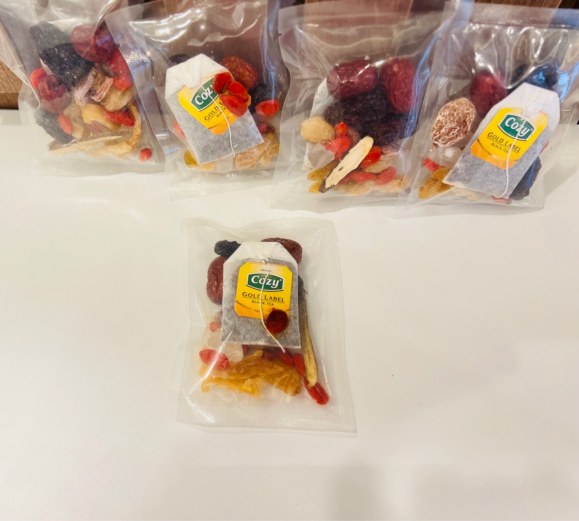 SET 10 gói trà đen thảo mộc