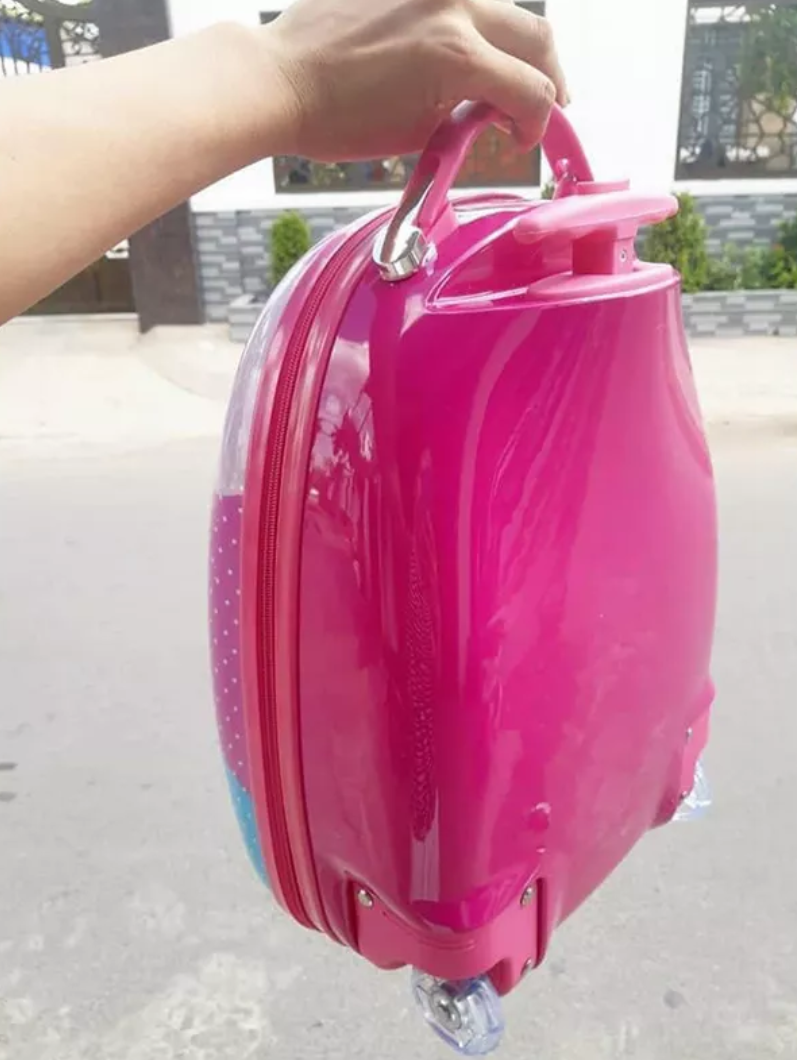 Vali kéo cho bé (màu hồng) quà km vinamilk
