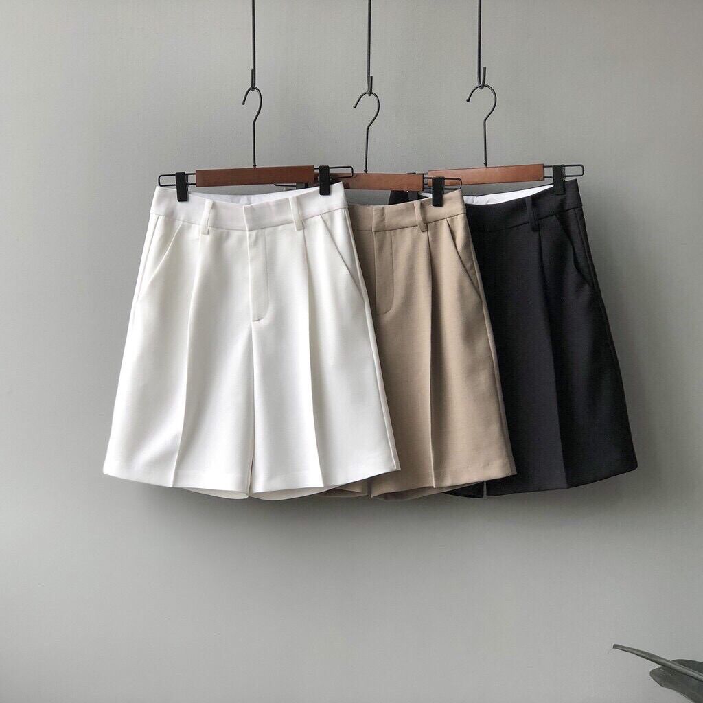 Quần short ống rộng nữ .026 sooc Ống xuông cạp cao ,quần lửng ngố ống rộng hàng zara dáng ngố chất vải mát nhẹ tôn dáng ,thoáng mát hợp mùa hè