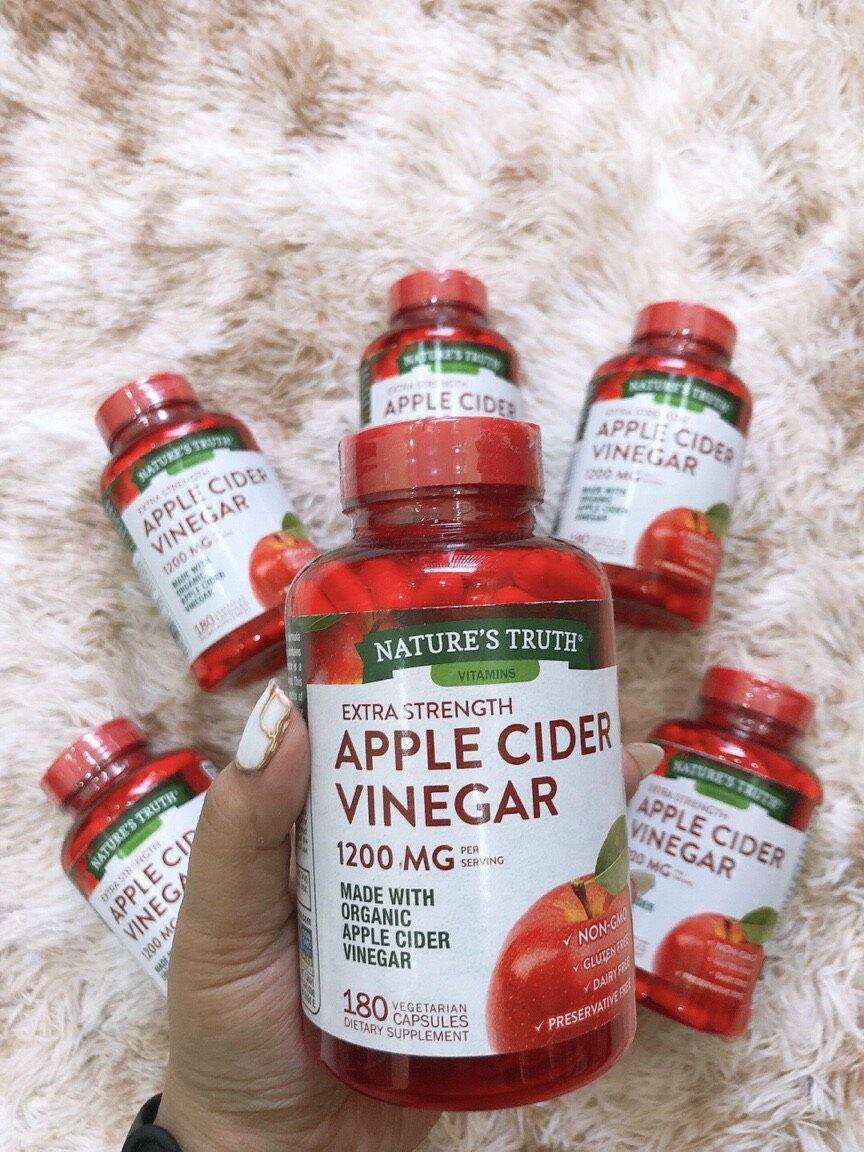 Viên giấm táo giảm mỡ cơ thể Apple Cider USA