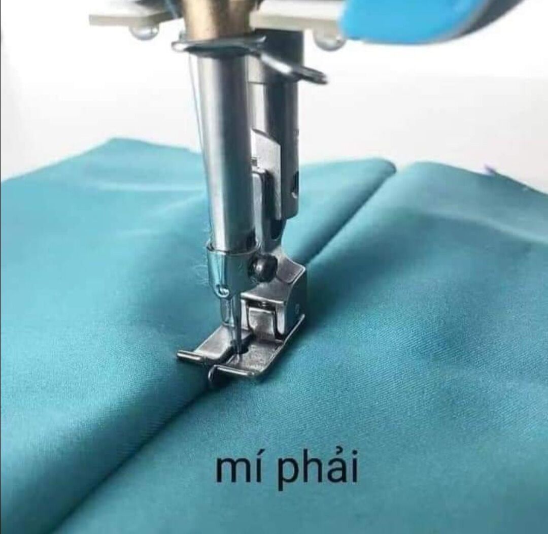 chân vịt mí lọt khe /  chân vịt tra mí cổ , tra thun.