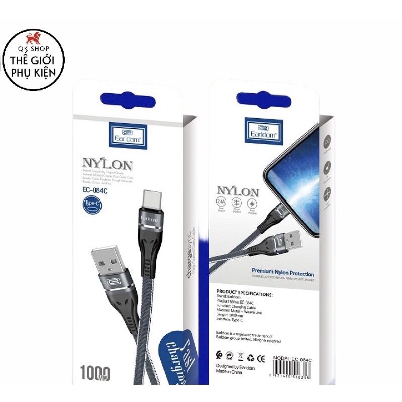Cáp Sạc 1M Lightning, Micro, TypeC EC-084