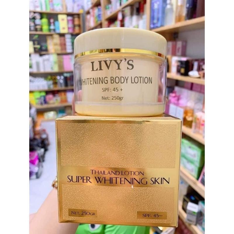 Kem body livy dưỡng trắng da