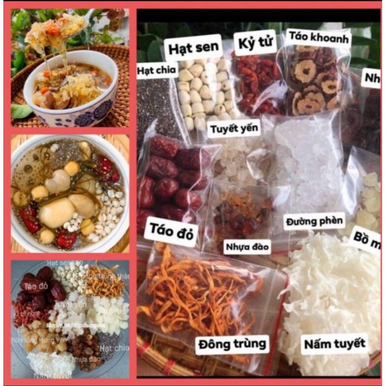 Set chè dưỡng nhan 400g