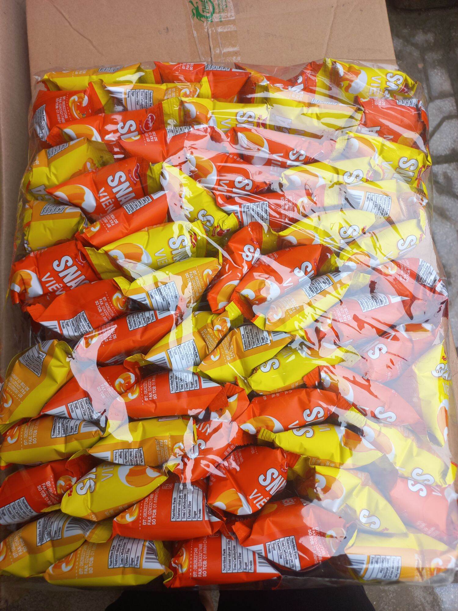 Snack cá viên chiên combo 60 gói/bịch