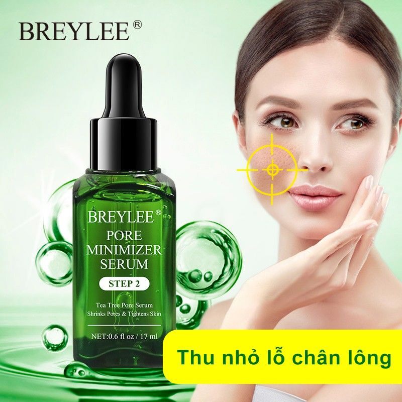Serum breylee dưỡng da se khít lỗ chân lông tái tạo da căng bóng da mịn màng 17ml